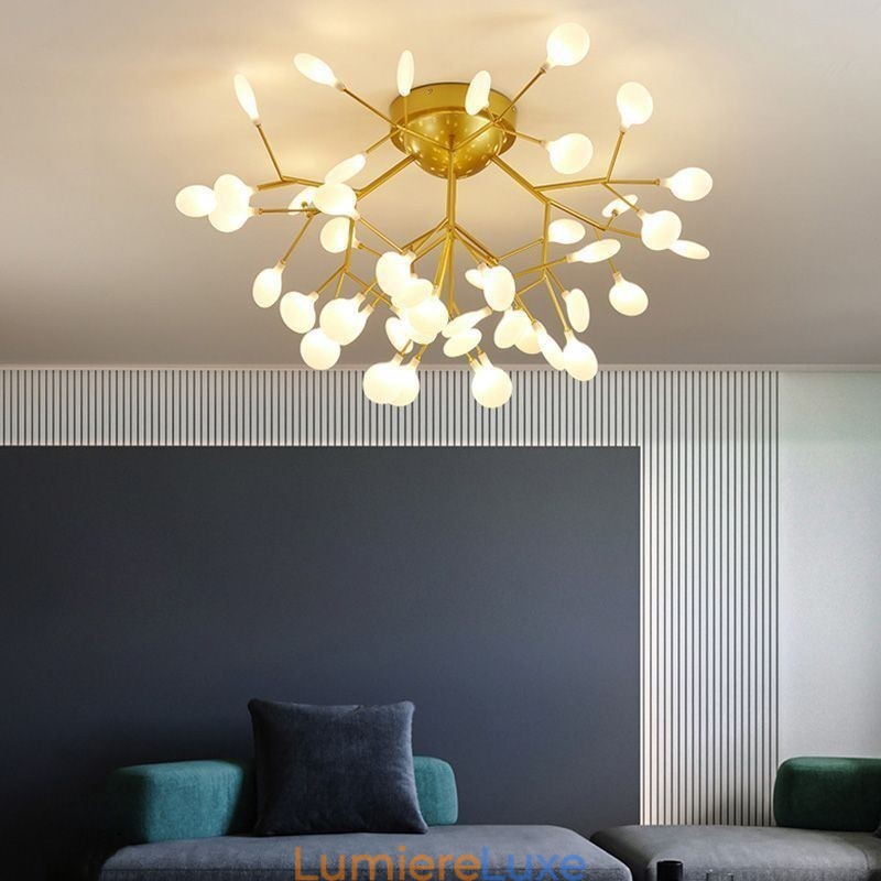Plafonnier encastré de style nordique minimaliste, luminaire décoratif