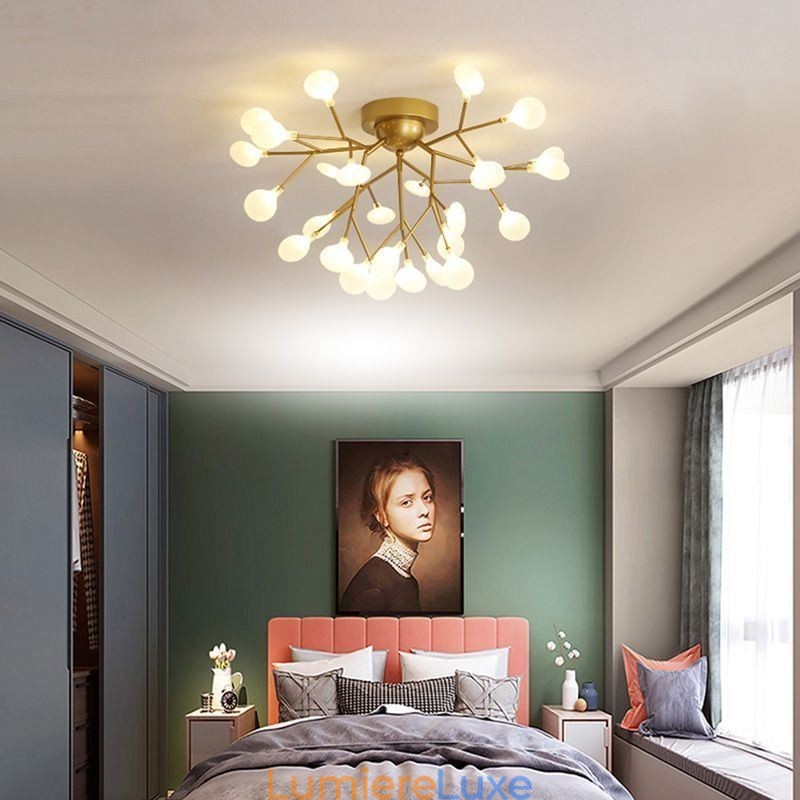 Plafonnier encastré de style nordique minimaliste, luminaire décoratif