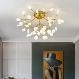 Plafonnier encastré de style nordique minimaliste, luminaire décoratif