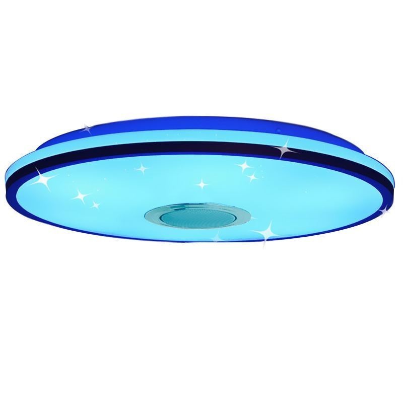 Plafonnier encastré coloré avec fonction de synchronisation du haut-parleur musical Bluetooth