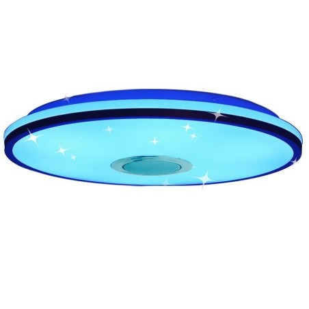 Plafonnier encastré coloré avec fonction de synchronisation du haut-parleur musical Bluetooth Plafonnier encastré coloré avec fonction de synchronisation du haut-parleur musical Bluetooth