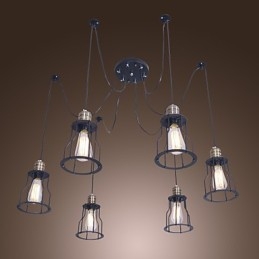 Lustre de peinture de style mini vintage classique traditionnel
