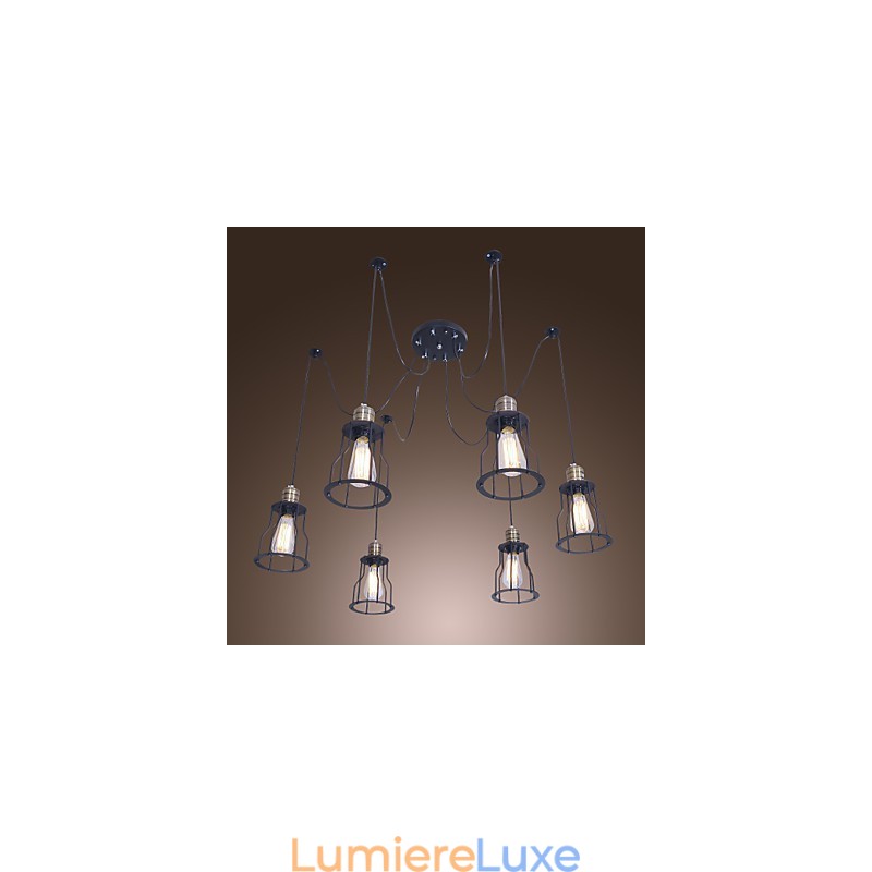 Lustre de peinture de style mini vintage classique traditionnel