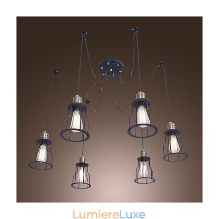 Lustre de peinture de style mini vintage classique traditionnel Lustre de peinture de style mini vintage classique traditionnel