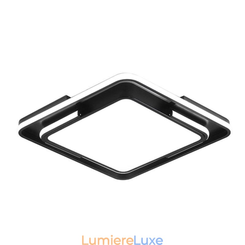 Plafonnier encastré moderne et simple, luminaire carré en acrylique