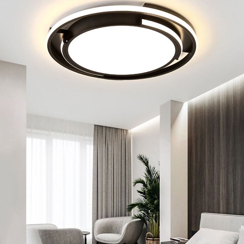 Plafonnier circulaire encastré minimaliste moderne