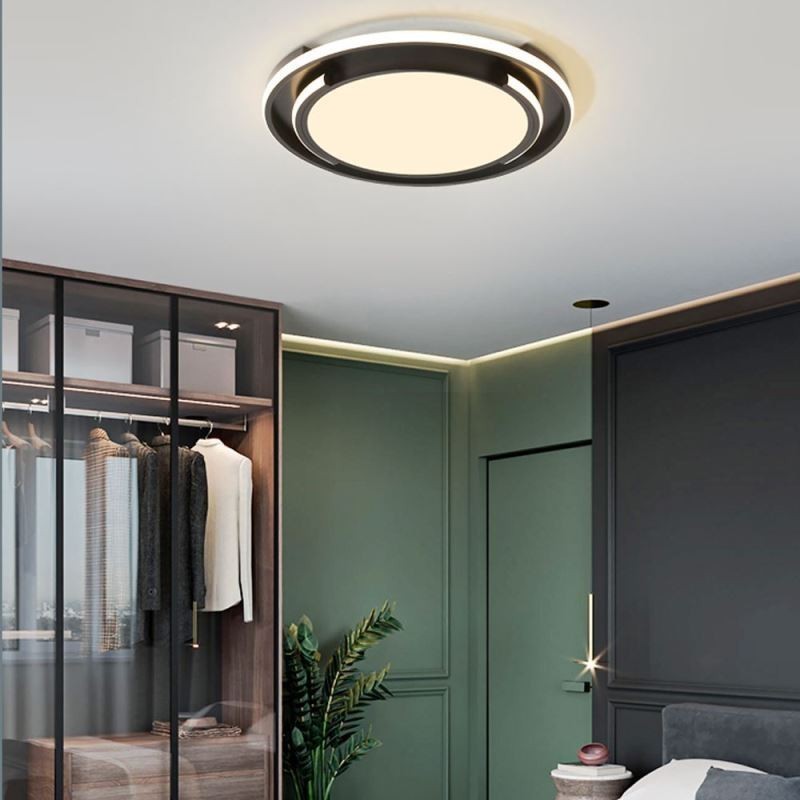 Plafonnier circulaire encastré minimaliste moderne