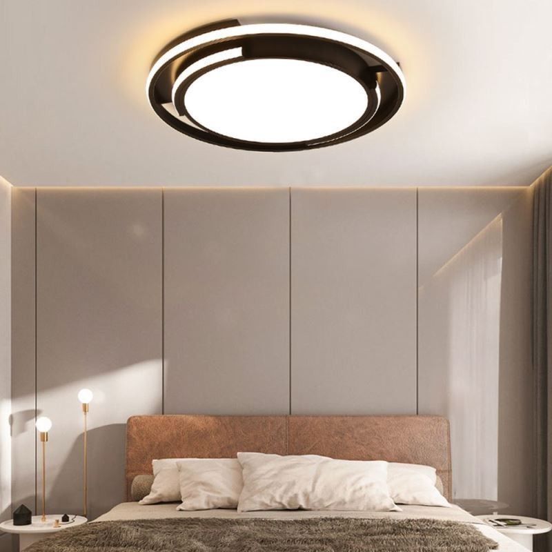 Plafonnier circulaire encastré minimaliste moderne