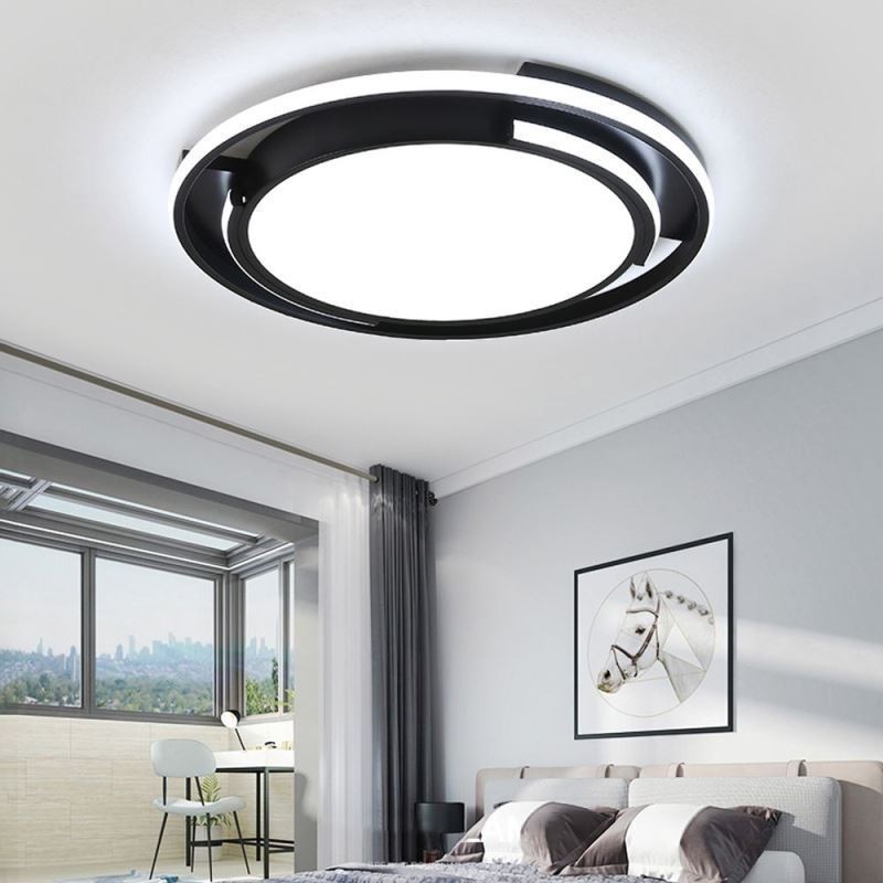 Plafonnier circulaire encastré minimaliste moderne