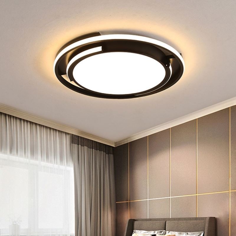 Plafonnier circulaire encastré minimaliste moderne