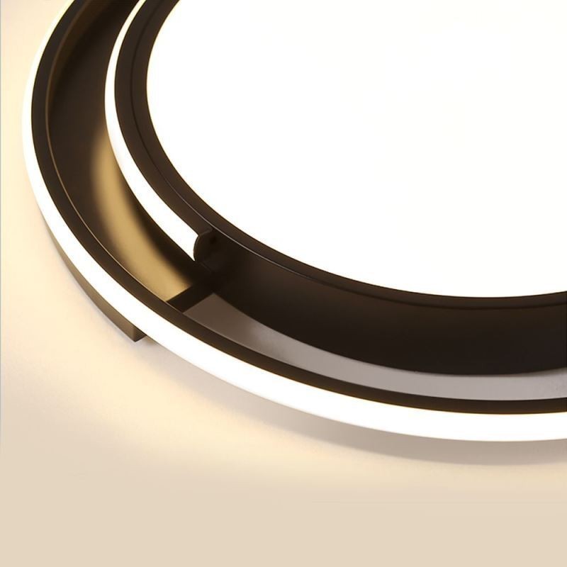 Plafonnier circulaire encastré minimaliste moderne