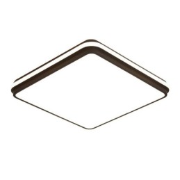 Plafonnier carré minimaliste à encastrer, éclairage acrylique moderne