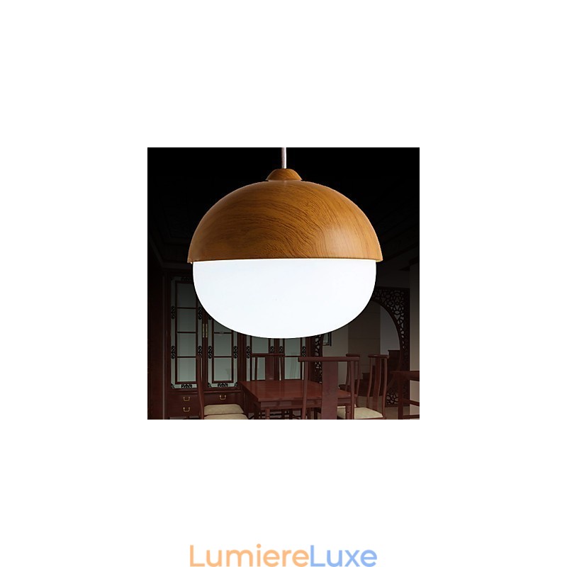 Lustre Mini Style Moderne Contemporain Bois Bambou