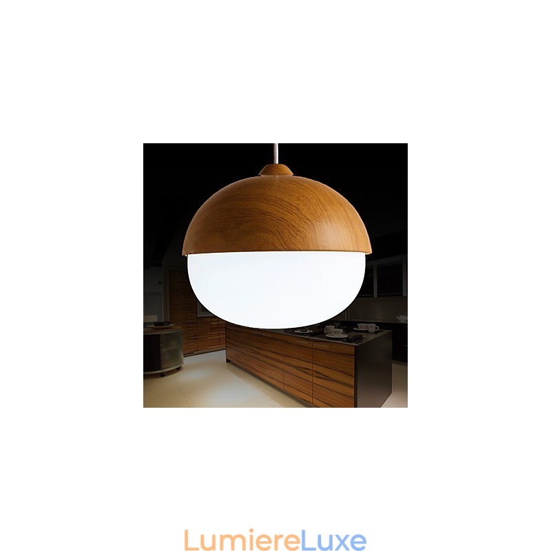 Lustre Mini Style Moderne Contemporain Bois Bambou