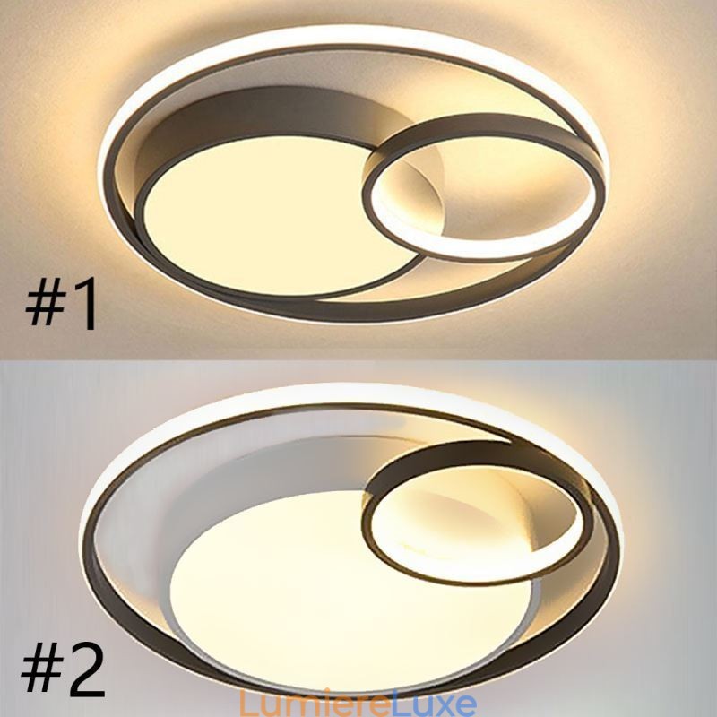 Plafonnier circulaire moderne encastré