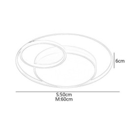 Plafonnier circulaire moderne encastré