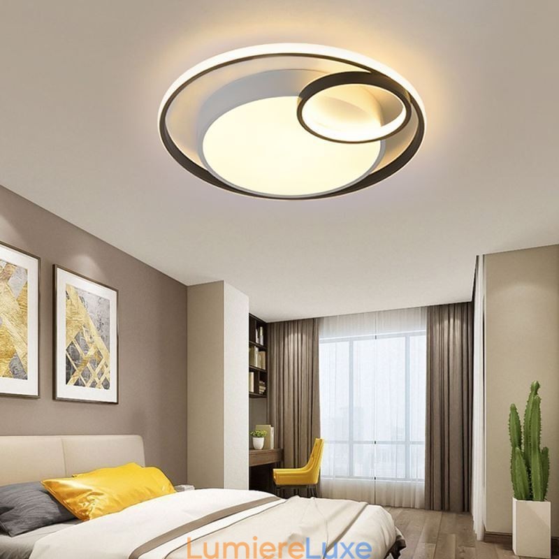 Plafonnier circulaire moderne encastré
