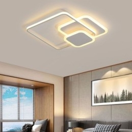 Plafonnier décoratif encastré à cadres carrés