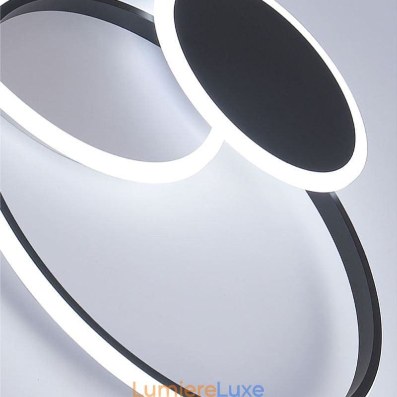 Plafonnier rond en acrylique moderne