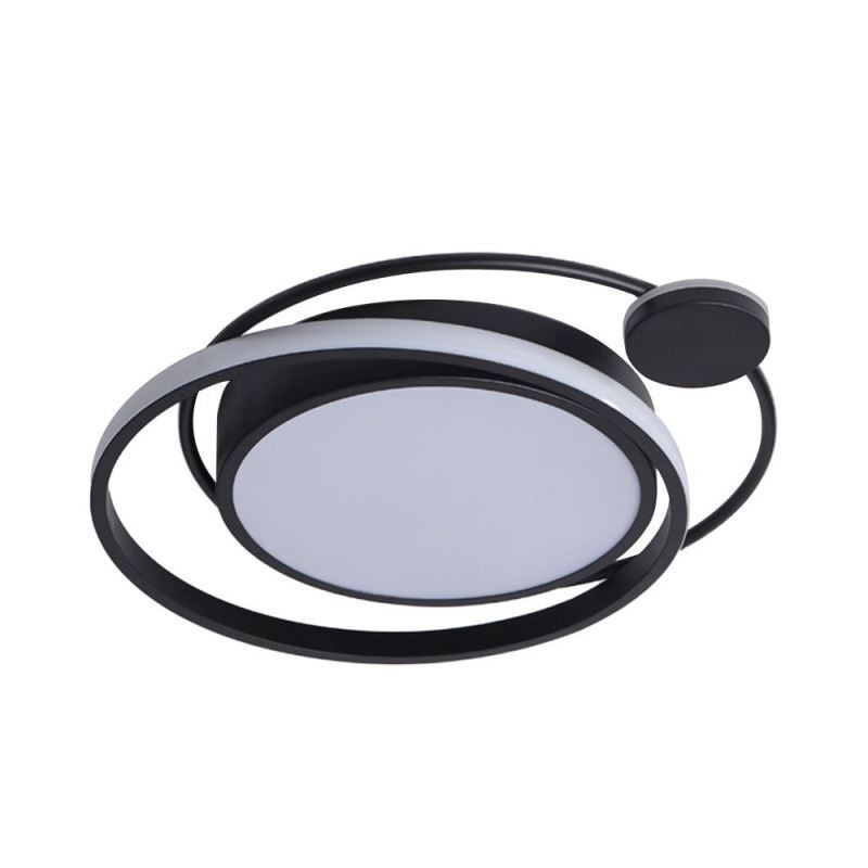 Plafonnier circulaire contemporain encastré