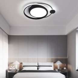 Plafonnier circulaire contemporain encastré