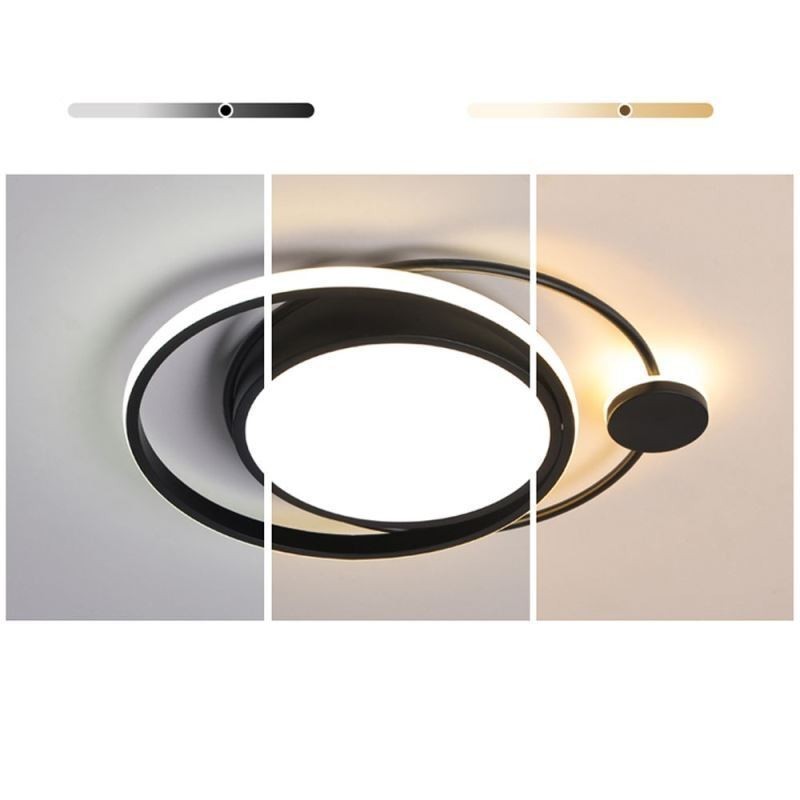 Plafonnier circulaire contemporain encastré