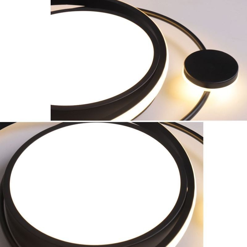 Plafonnier circulaire contemporain encastré