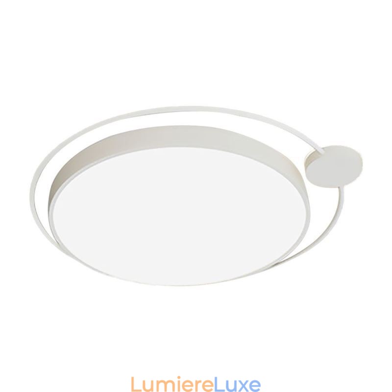 Plafonnier rond en acrylique de style simple