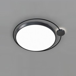 Plafonnier rond en acrylique de style simple