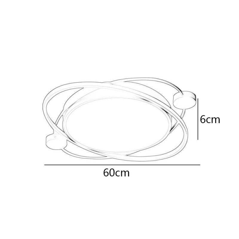 Plafonnier moderne Planet Flush Mount Plafonnier