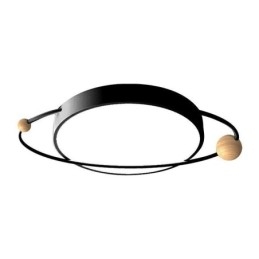Plafonnier rond moderne Planet, luminaire encastré