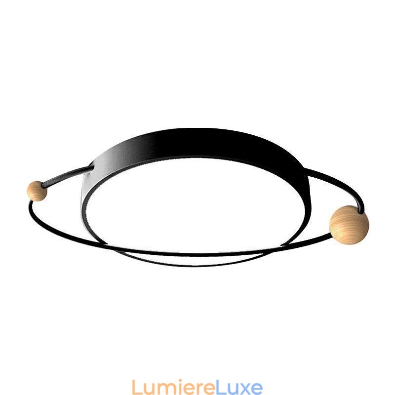 Plafonnier rond moderne Planet, luminaire encastré