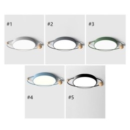 Plafonnier rond moderne Planet, luminaire encastré