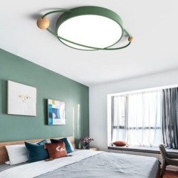 Plafonnier rond moderne Planet, luminaire encastré