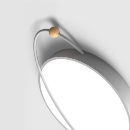 Plafonnier rond moderne Planet, luminaire encastré