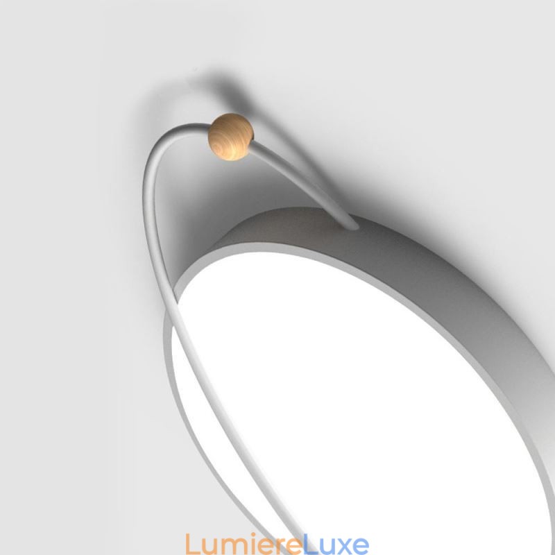 Plafonnier rond moderne Planet, luminaire encastré