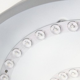 Plafonnier rond moderne Planet, luminaire encastré