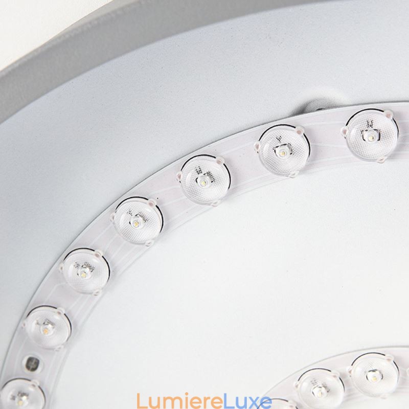 Plafonnier rond moderne Planet, luminaire encastré