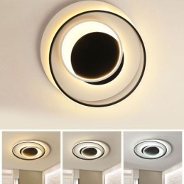 Plafonnier encastré rond irrégulier