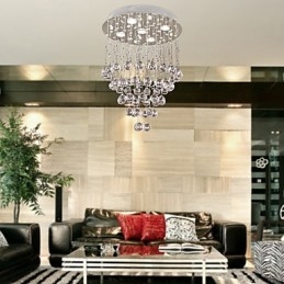 Lustre en cristal avec 5 lumières (cristal K9)