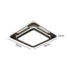Plafonnier carré moderne et minimaliste à encastrer