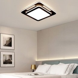 Plafonnier carré moderne et minimaliste à encastrer