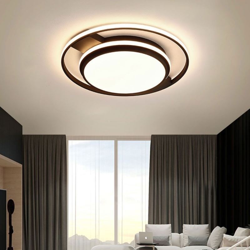 Plafonnier rond à encastrer minimaliste moderne
