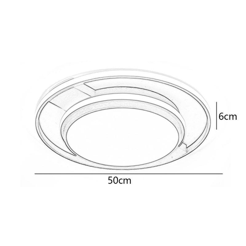 Plafonnier rond à encastrer minimaliste moderne