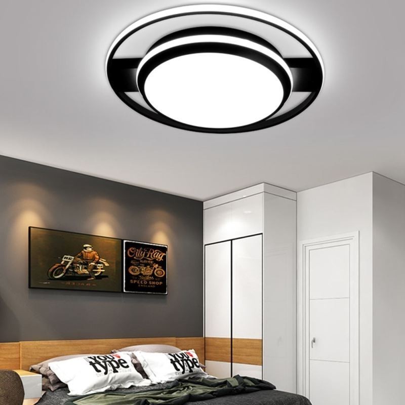 Plafonnier rond à encastrer minimaliste moderne