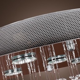 Lustre en cristal avec 5 lumières (cristal K9)