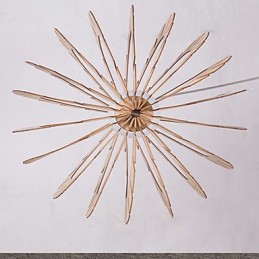 Lustre en bois vintage Others