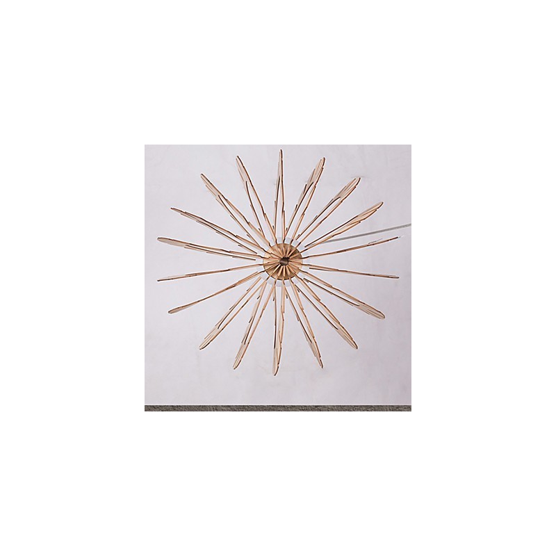 Lustre en bois vintage Others