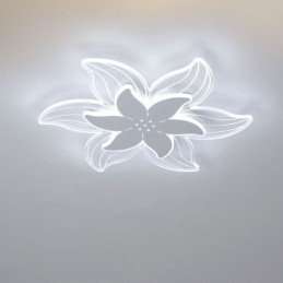 Plafonnier encastré élégant à fleurs, éclairage décoratif unique