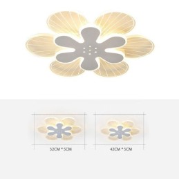 Plafonnier décoratif moderne à encastrer avec jolies fleurs